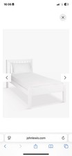 John lewis wilton single bed frame in linen