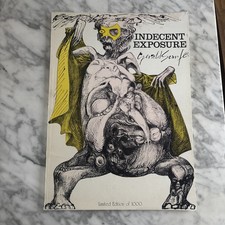 Indecent Exposure, Gerald Scarfe  Satirical Cartoon,