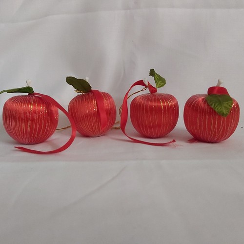 Silk apples vintage retro - x,