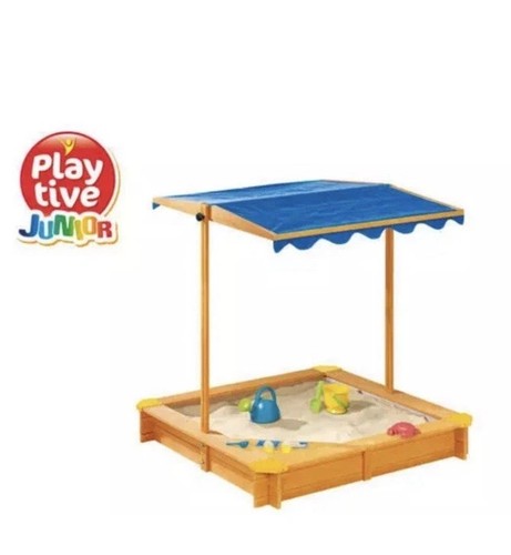 Large wooden sand pit - wooden,