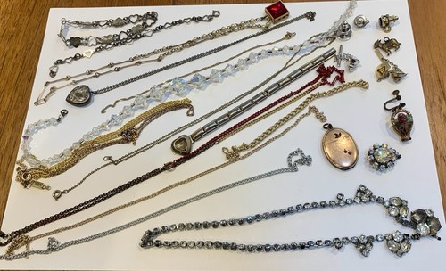 Job lot vintage jewellery - vintage,