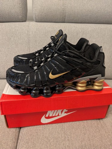 Nike shox black with gold - shox,