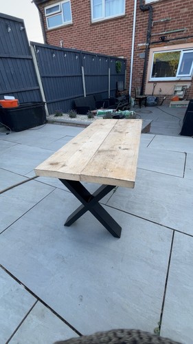 Scaffold board coffee table - scaffold,