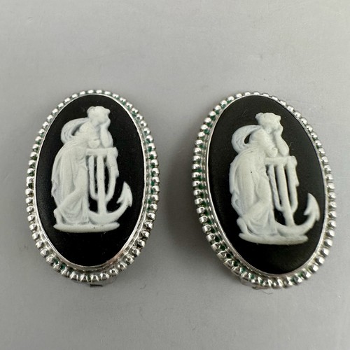 Wedgwood england black cameo - wedgwood,