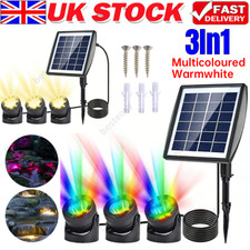 Solar Powered Pond Lights 3 IN