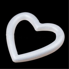 Heart-shaped DIY Trim White Foam Modelling Craft Polystyrene Gift Styrofoam