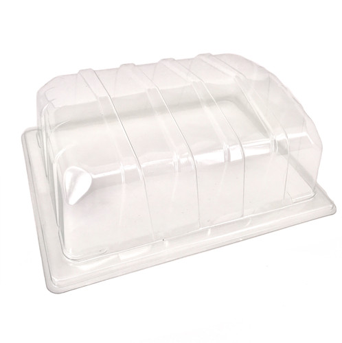 Nutley clear plastic half - clear,