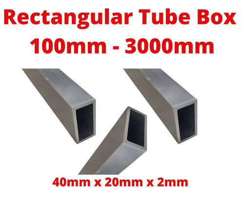 Aluminium rectangular box - aluminium,