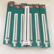 6 X SYLVANIA LAMP JOBLOT LYNX D 11W G23 11W/840 4Pin
