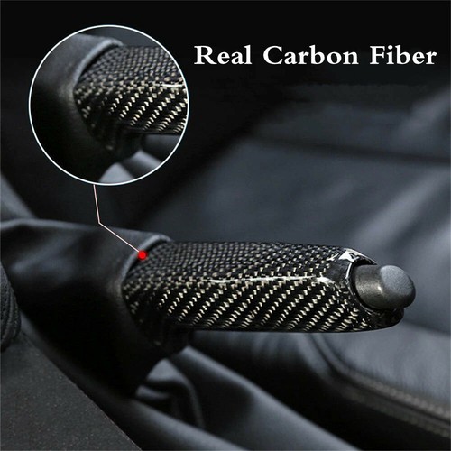 Real carbon fiber handbrake - fiber,