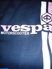 VESPA MOTORSCOOTER LIMITED EDITION PINK/WHITE HOODY MOD SKIN LAMBRETTA RETRO