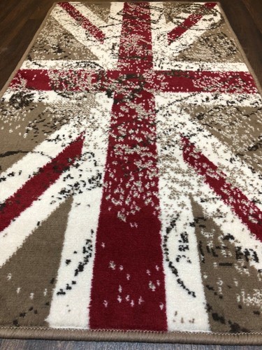 Modern rug approx 4x2ft - rug,