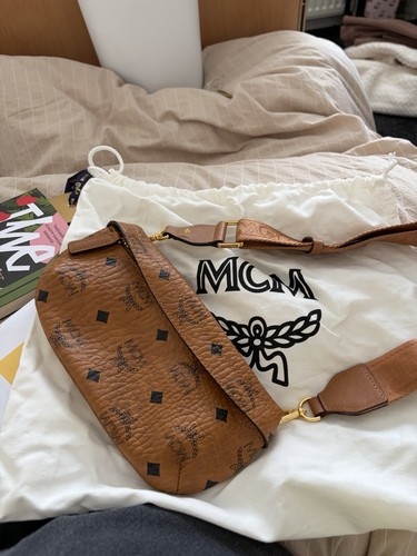 Mcm monogram belt bag small - mcm,