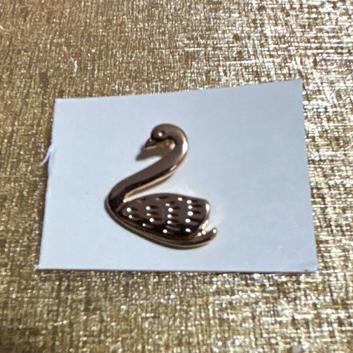 Silver tone swan - tone,