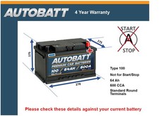 Battery fits AUDI A3 TT Q3