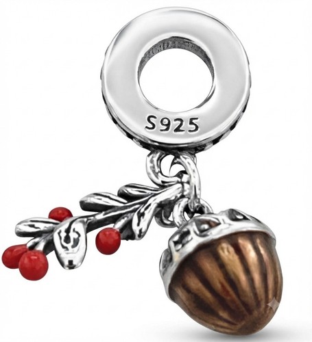S925 sterling silver acorn - s925,