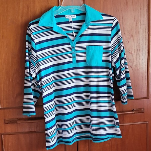Paramour striped collared - paramour, polo