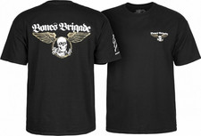Powell Peralta BONES BRIGADE WINGED RIPPER LOGO T Shirt BLACK