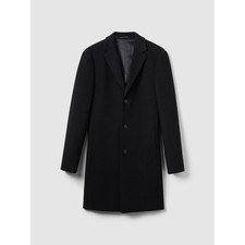 Reiss Gable Black Wool Blend