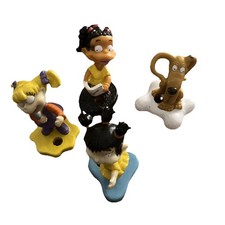 Rugrats vintage Pencil Toppers | Four figures | Preowned 