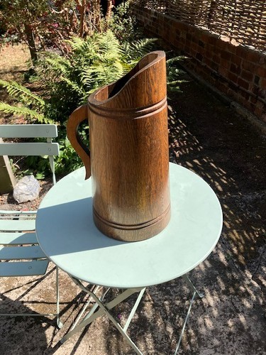 Antique arts crafts oak - oak, coal