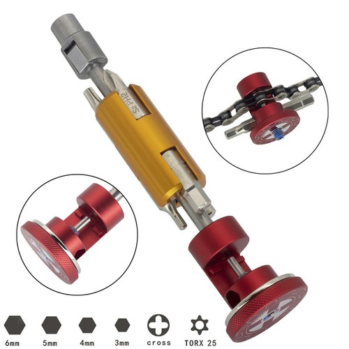 Bike repair tool - 6-in-1,