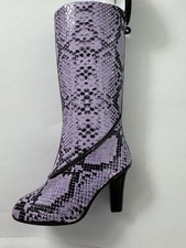 Unique Purple Crocodile Fashion Boot Beauty Manicure/Pedicure Nail Kit