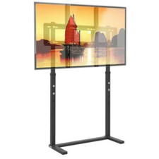 2-Legs Stable 32 45 50 55 60 65 70 75 85 90 100" LED TV Floor Stand Studio Mount