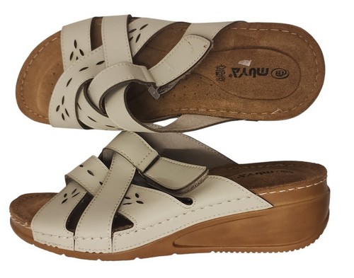 New ladies muya beige - new, leather