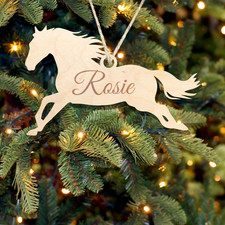 Personalised Horse Bauble –