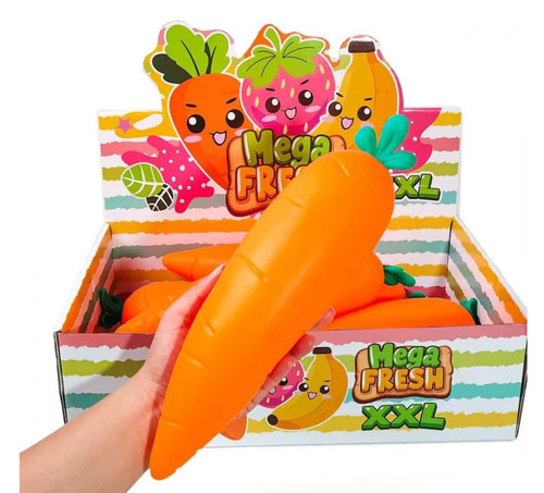 Carrot jumbo squishy toy - carrot,