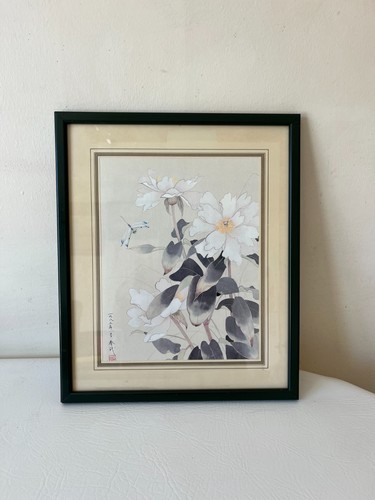 Vintage framed japanese print - japanese,