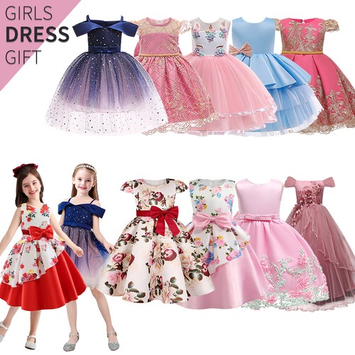 Kids flower girls bridesmaid - girls,