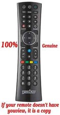 Genuine Humax I03U YouView Remote Control DTR-T1000 T1010 HDR-2000T 1800T T2000