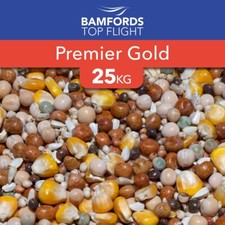 Bamfords Top Flight Premier Gold Pigeon Food Mix 20kg High Protein No Wheat