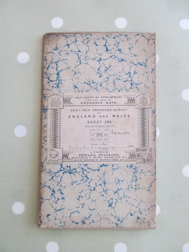 Antique edward stanford linen - antique,