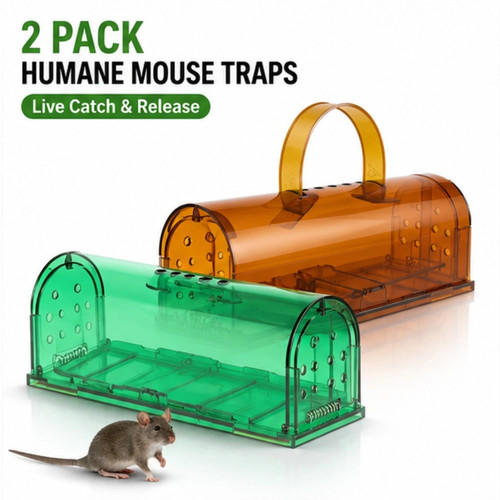 Pack humane mouse traps - humane, live
