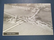 Postcard of Heckington Station (aerial view) Unposted