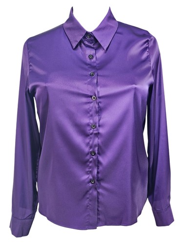 Deep purple satin secretary