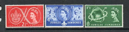 Mnh 1957 sg557 559 - gb, world