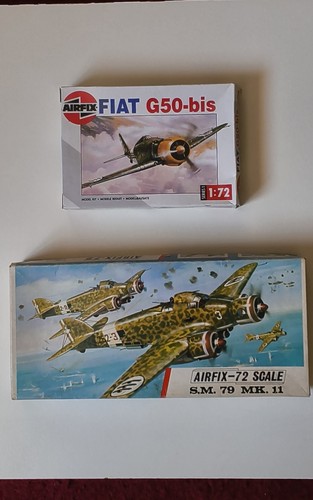 Two airfix ww2 - italian, aircaft