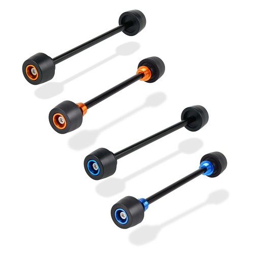 Front rear axle sliders - sliders, fork