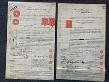 1935/1936 British Palestine Two Vintage Share Certificates