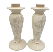 Vintage Pair Ceramic Floral