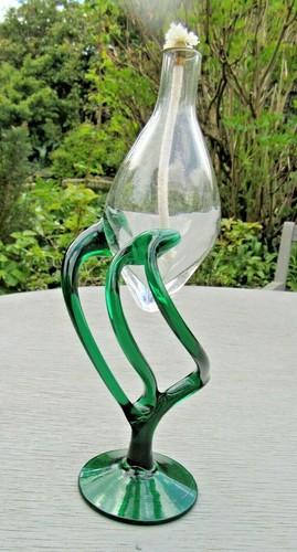Clear glass oil - glass, lamp
