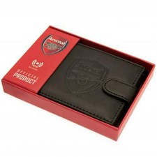 Arsenal F.C. Wallet RFID Anti Fraud Wallet ( Real Leather ) Official Licensed