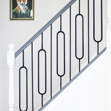 Deluxe Set of 2 Black Stair