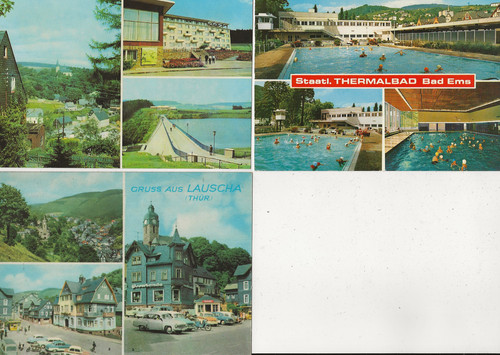 460 postcard lauscha - postcard,