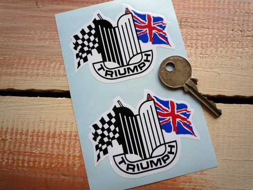 Triumph crest flags - triumph,