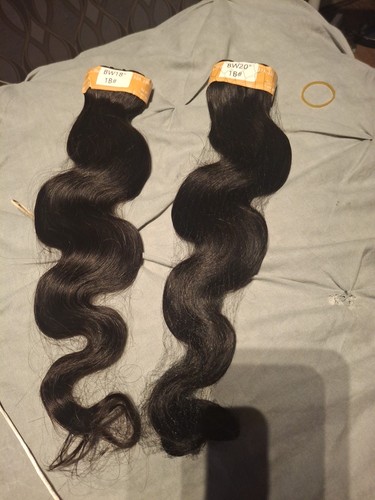 Real human straight hair - hair, wig